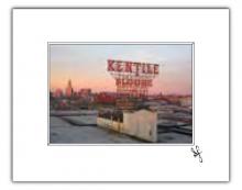 Brooklyn skyline with Kentile Floors sign photo print Brooklyn skyline with Kentile Floors sign photo print
