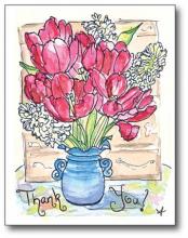Tulips Thank You Card
