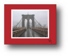 Brooklyn Bridge holiday card