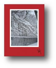Snow Fence holiday card
