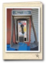 Broken down pay phone Broken down pay phone